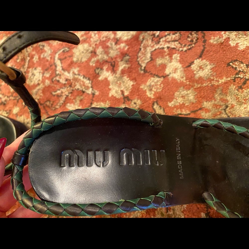 Nwot Miu Miu Platform Sandals! - image 3